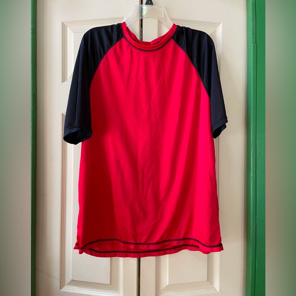 Joe Boxer Red and Black Short Sleeve Tee